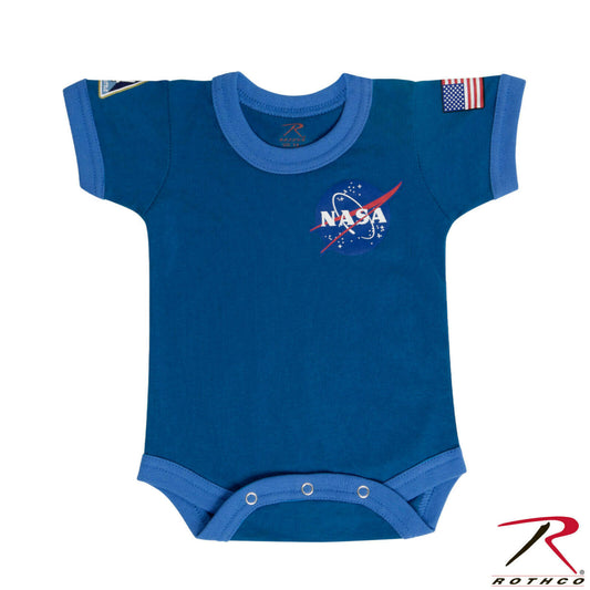 NASA Blue Infant One Piece Snapsuit - Rothco Baby RomperDiaper Shirt Bodysuit