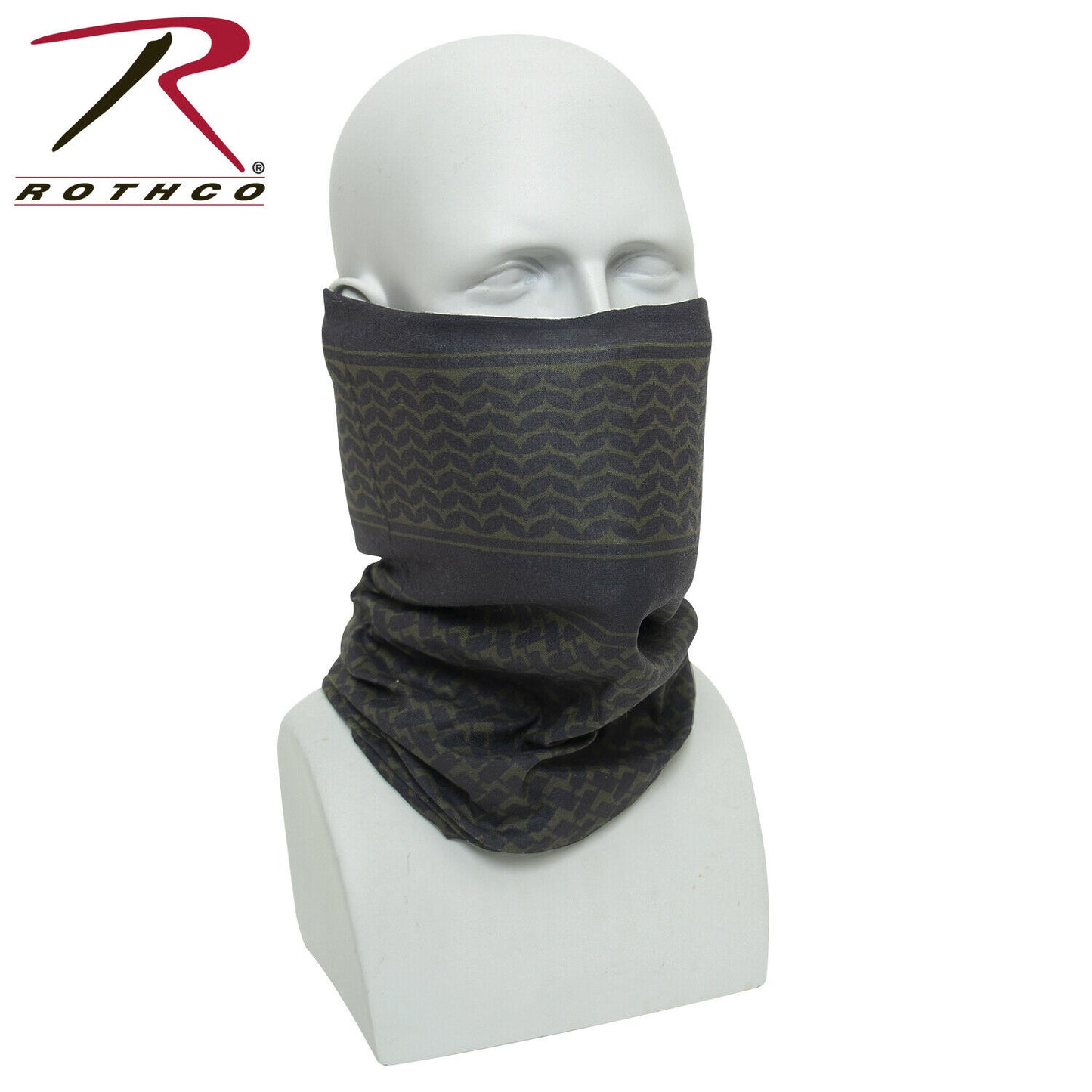 Rothco Multi-Use Tactical Wrap with Shemagh Print - Olive Drab or Coyote
