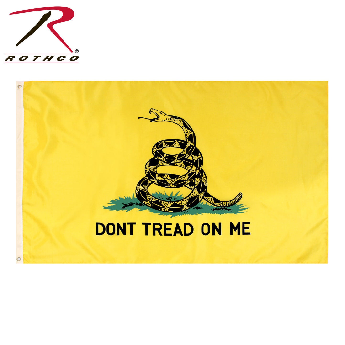 Rothco "Don't Tread On Me" Flag - Yellow Flag With Gadsden Snake
