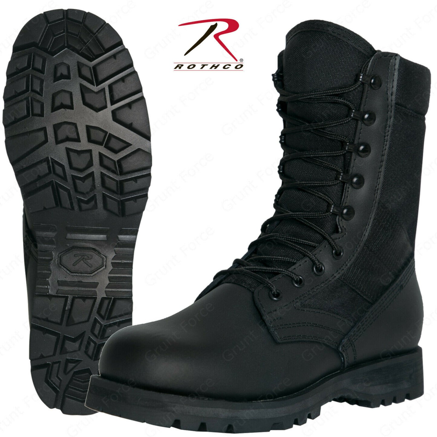 Rothco G.I. Type Sierra Sole Black Tactical Boots - Footwear