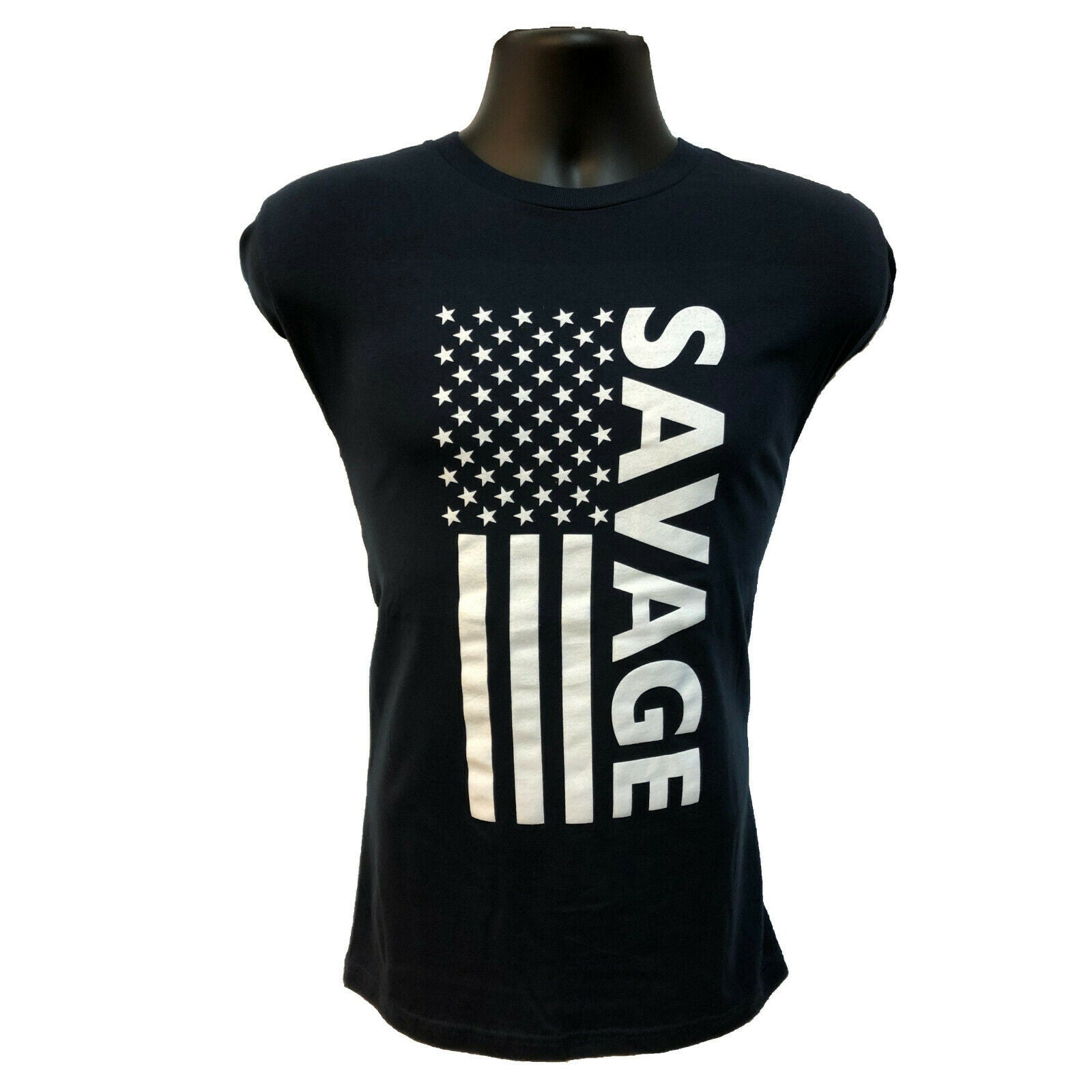 Navy With White Text