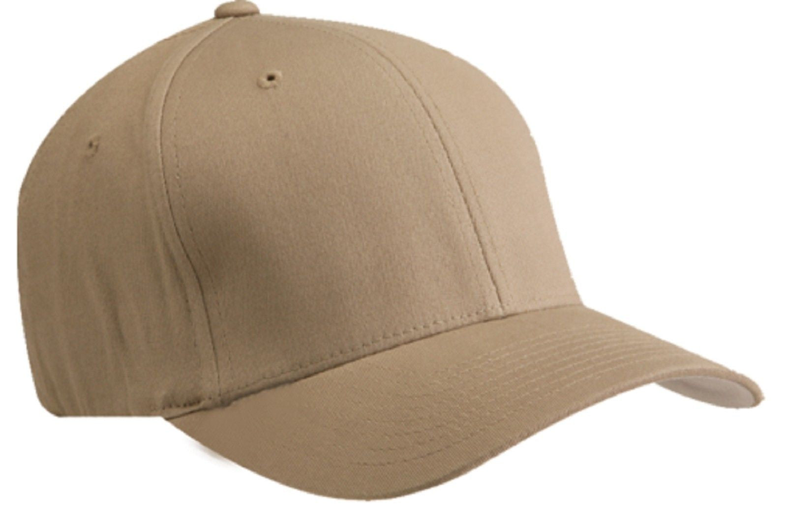 Flexfit Mid Profile Plain Baseball Cap Hat Cotton Fitted S/M or L/XL V ...