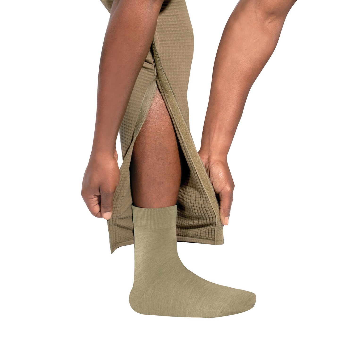 ECWCS Gen III Level II Mid-Weight Underwear Breakaway Bottoms - Coyote Tan