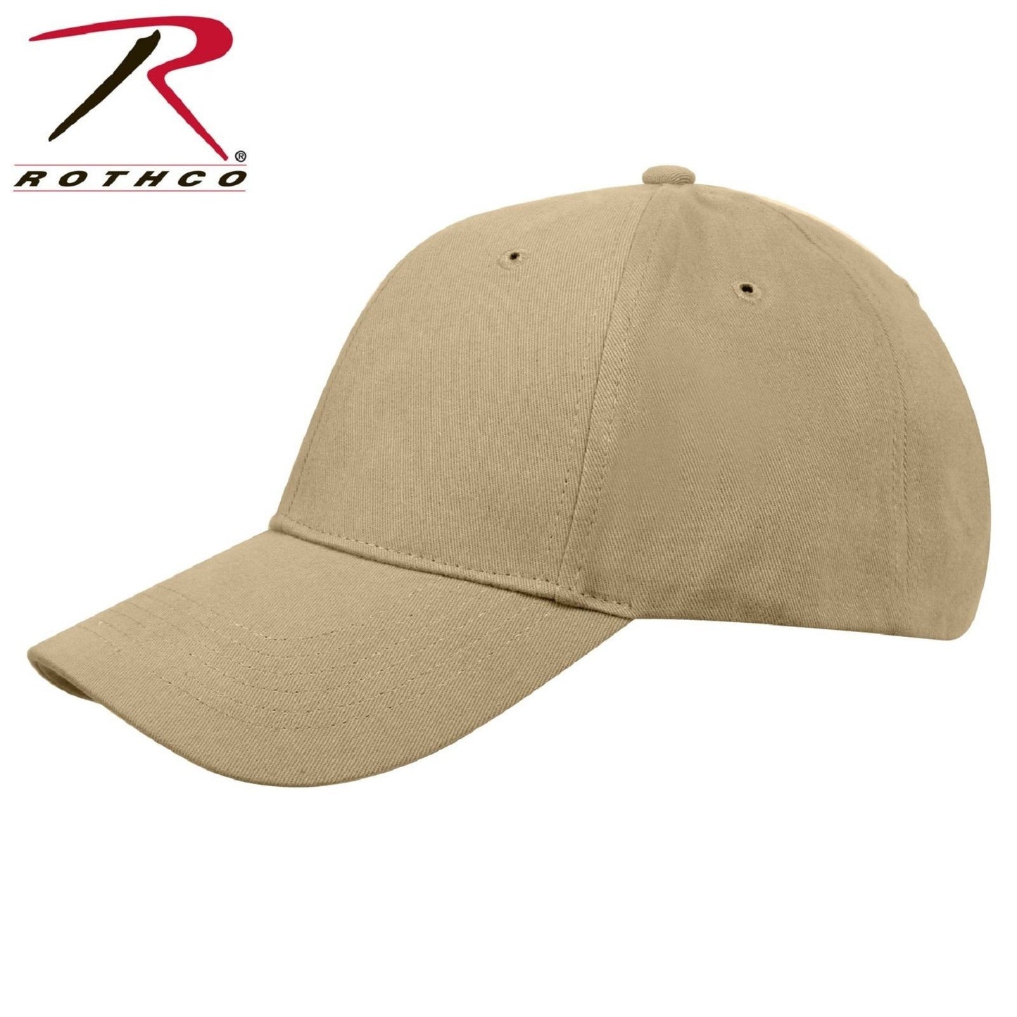 Mens Khaki Tan Adjustable Supreme Low Profile Baseball Cap Hat Rothco 8977
