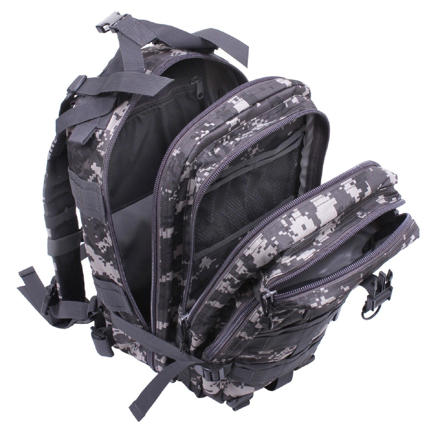 Camouflage Medium Transport Pack -17" Desert or Urban Digital MOLLE Backpack Bag
