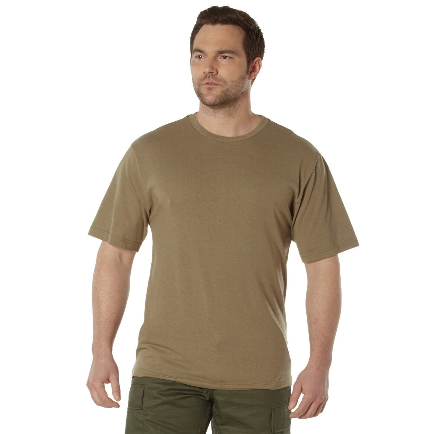 Rothco Full Comfort Fit T-Shirt Lightweight Poly/Cotton Men's Tee