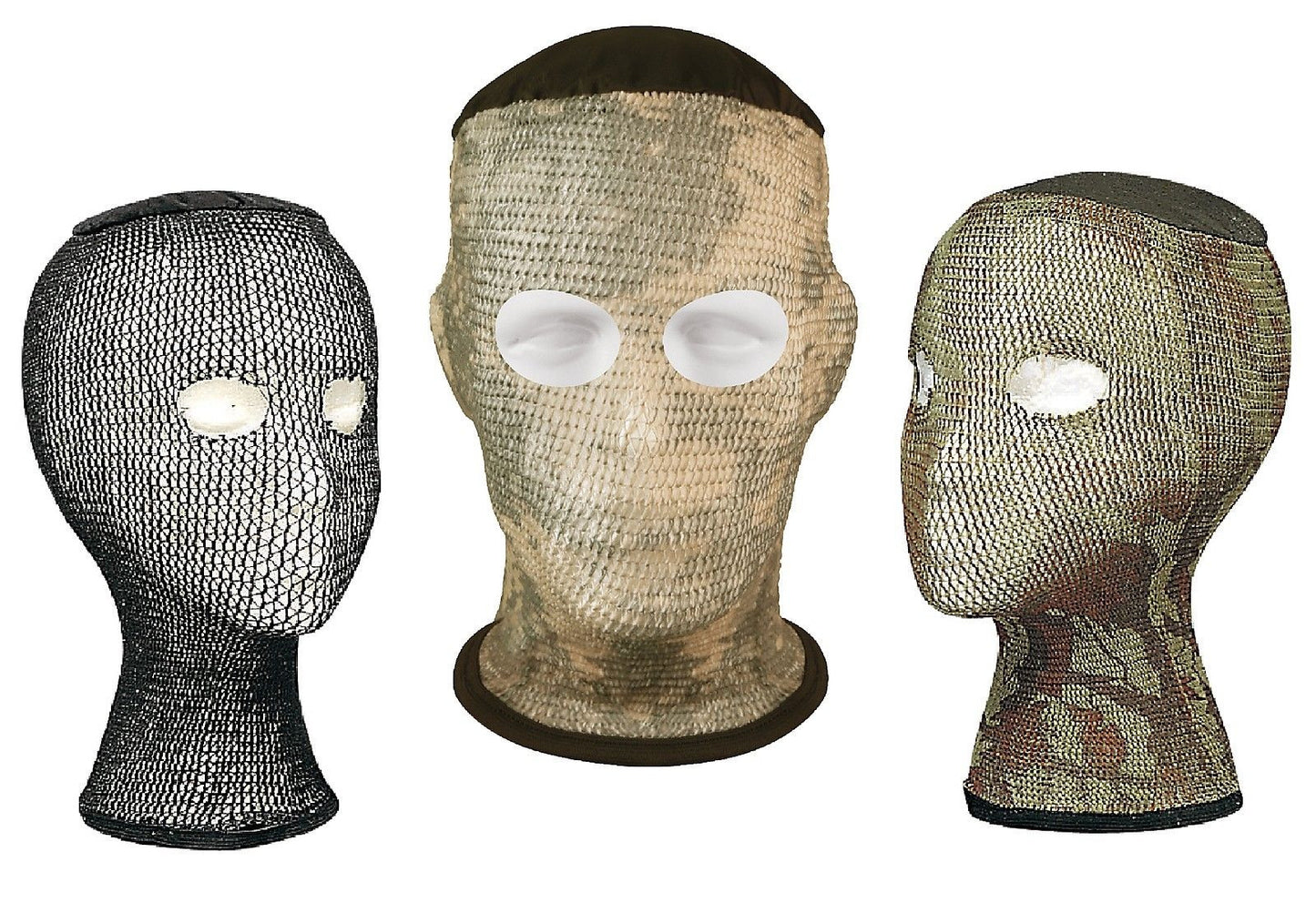 Camo SPANDOFLAGE Mosquito Head Net Facemask Conforms To Head Hunting Bug Barrier