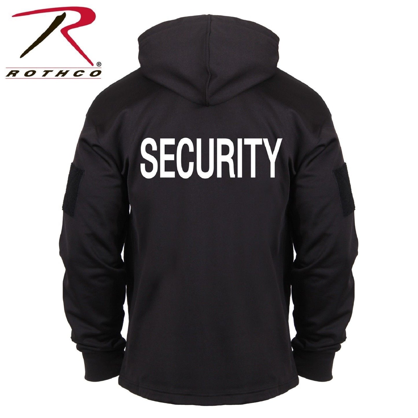 Black SECURITY Concealed Carry Hoodie Sweatshirt & USA Flag Patch Sweat Shirt