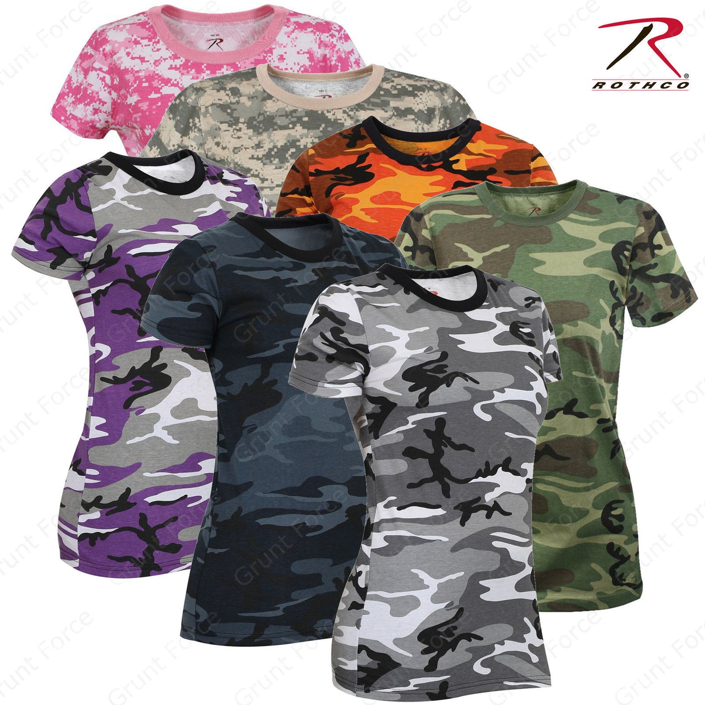 Rothco Women's Long Length Camo T-Shirt