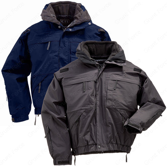 5.11 Tactical 5-In-1 Jacket - Men's All Season Jacket With Fleece Liner