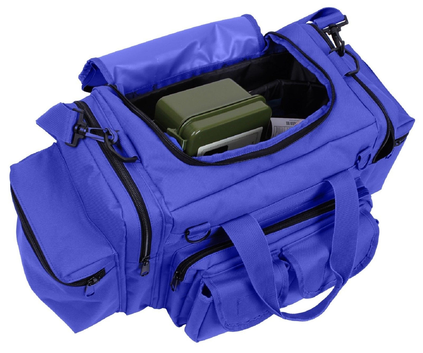 Blue EMT Field Bag w/ Cross - Rothco 22" 6-Pocket Medic Emergency Shoulder Bag