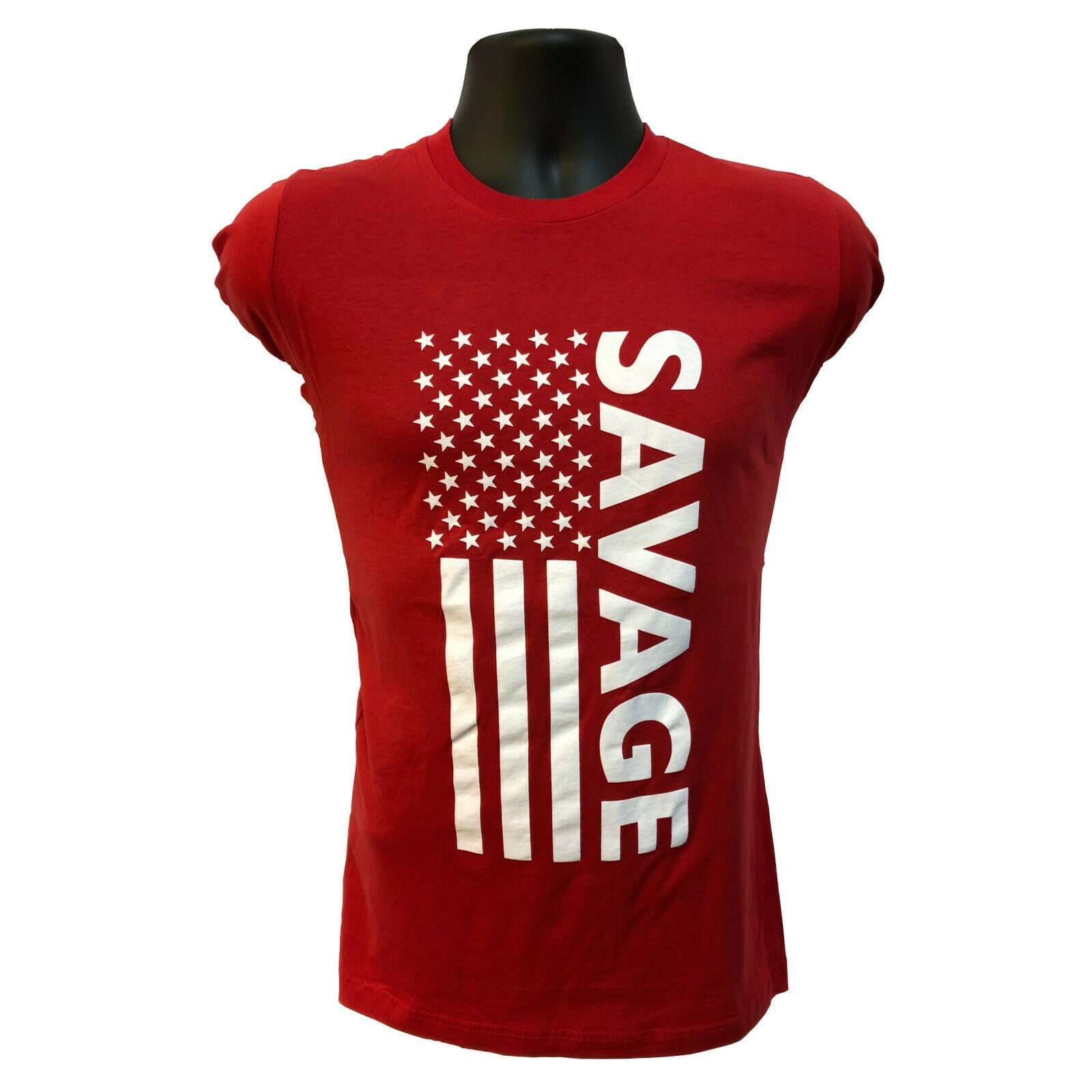 Red With White Text