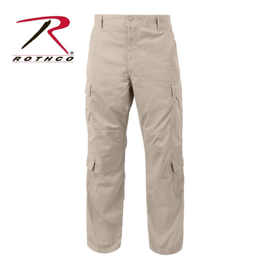 Stone Vintage Paratrooper Cargo Pants - Rothco Mens Beige Fatigue Pant