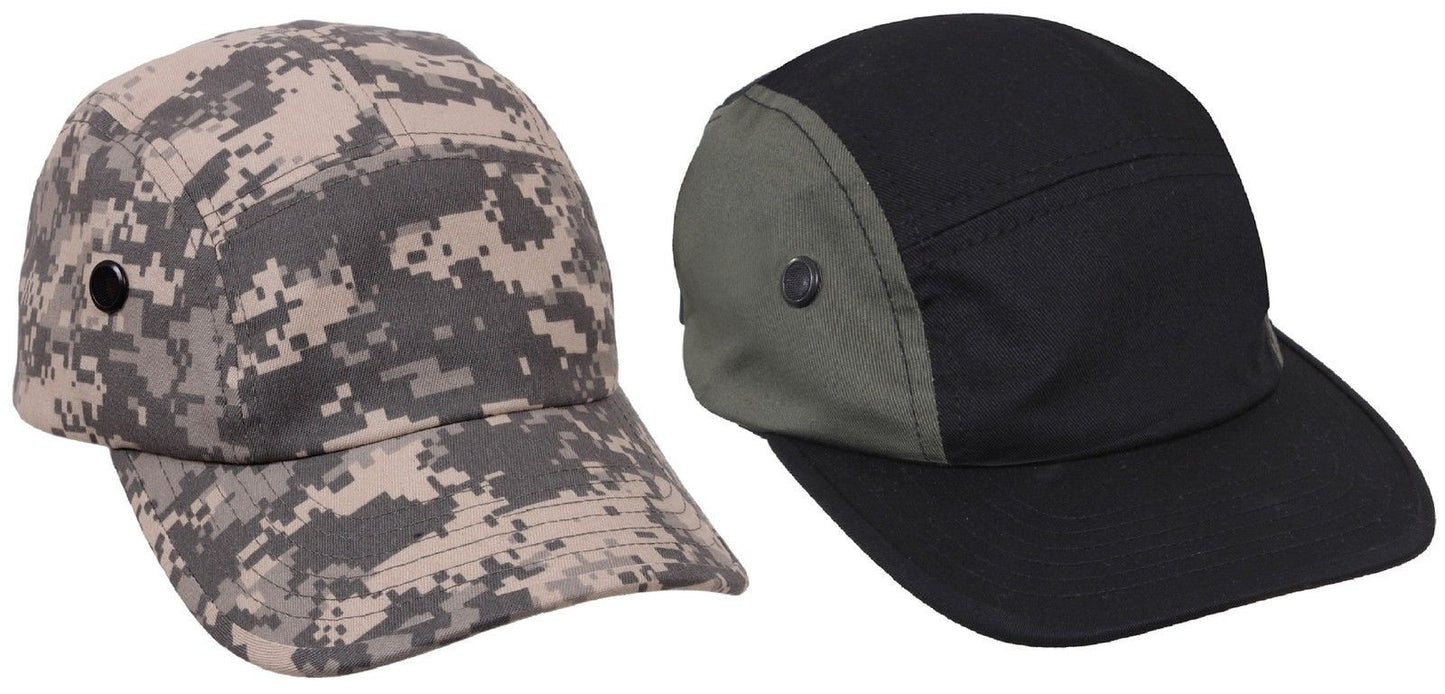 Rothco Adult 5-Panel Adjustable Street Cap Hat ACU Digital or Black/OD