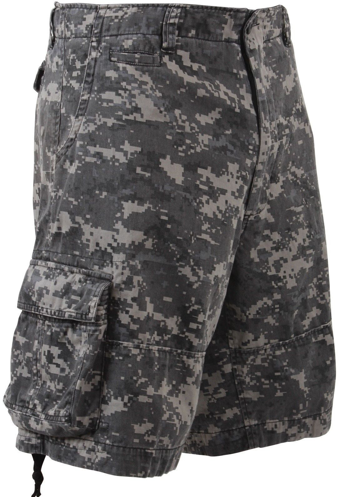 Vintage Infantry Cargo Shorts - Utility Digital Camo Shorts - Relaxed –  Grunt Force