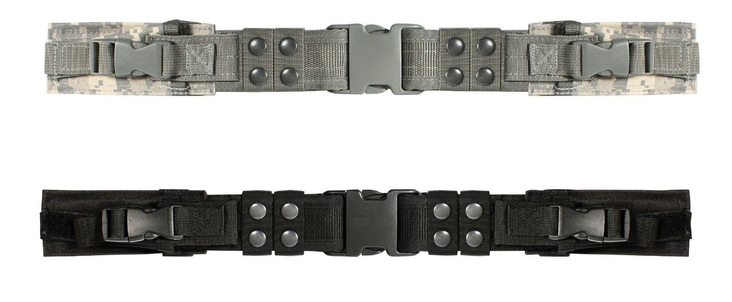Deluxe Tactical Belt w/ Pouches Adjustable Black & Camo Hunting Belts
