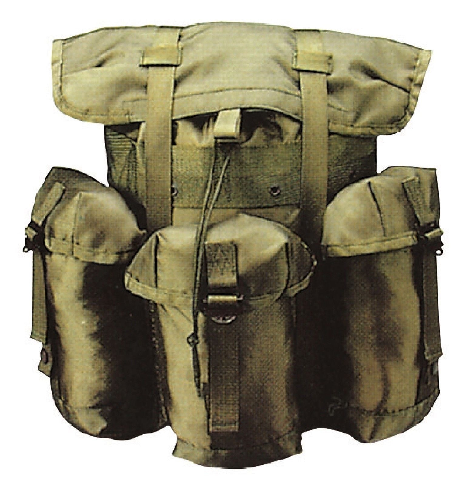 Olive Drab G.I. Style Mini Alice Pack 20L 600D Polyester Tactical Bag ...