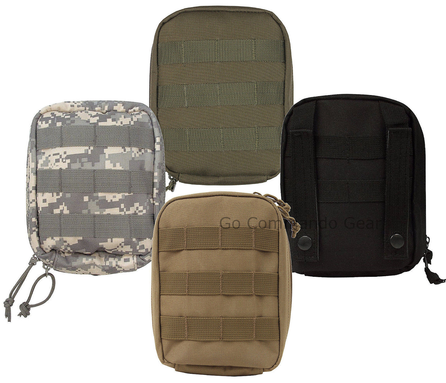 MOLLE Tactical Trauma & First Aid Kit Pouch Black/Coyote/ACU/Olive - Pouch Only