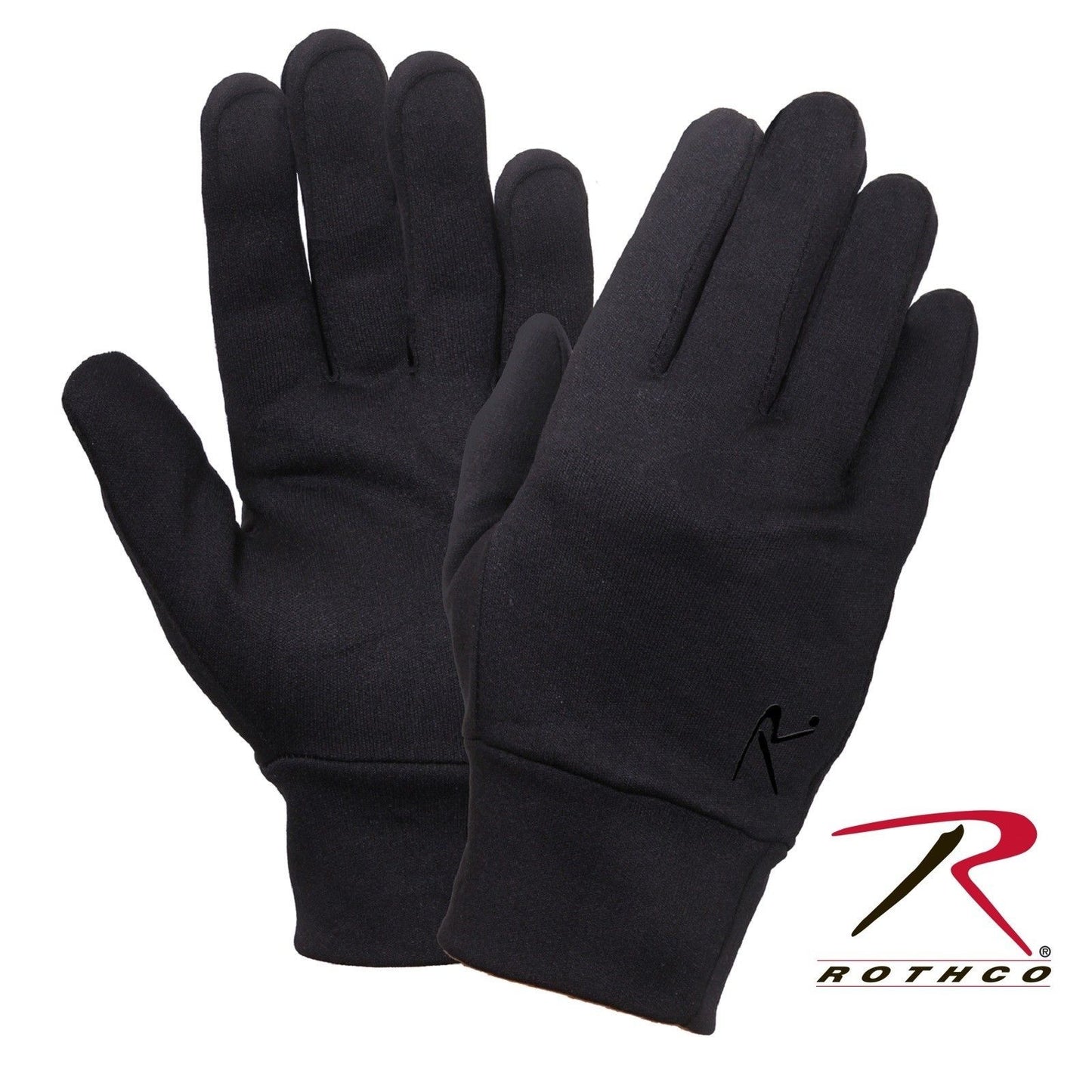 Rothco Polyester Black Glove Liner - Winter Glove Base Layer