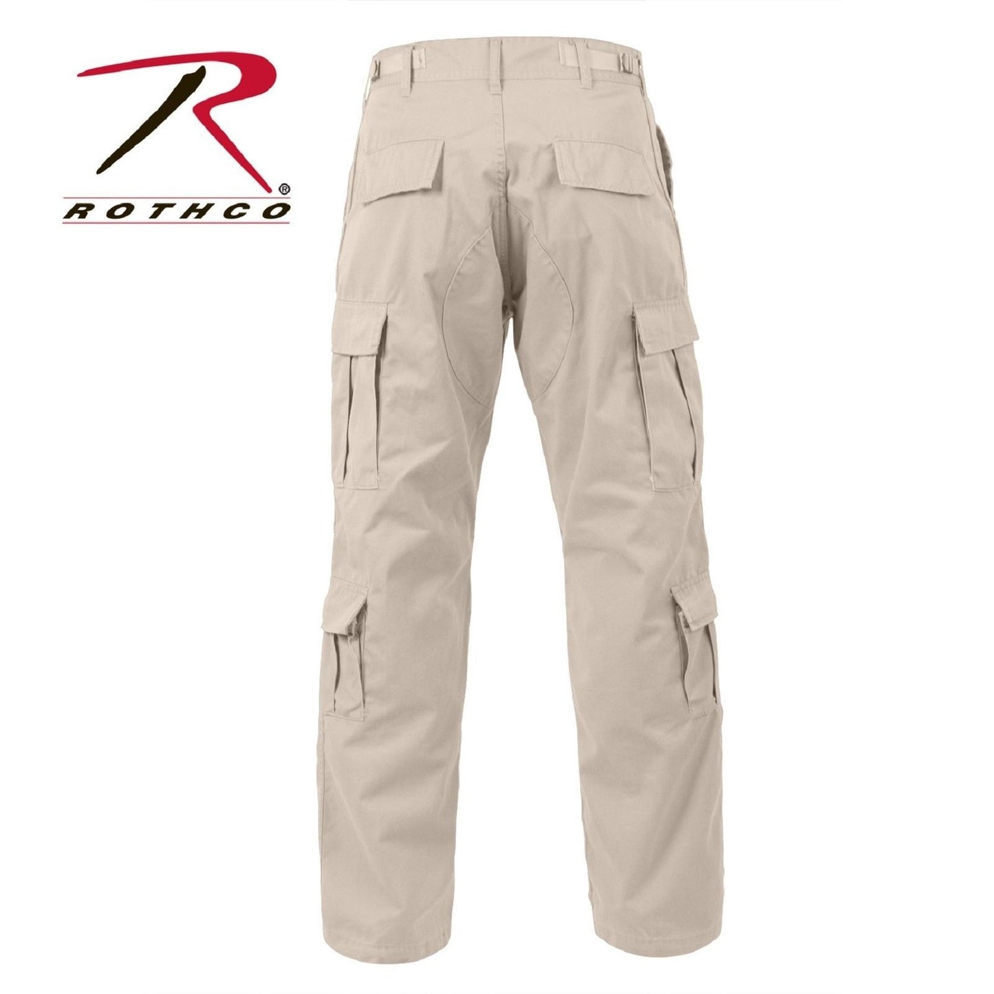 Stone Vintage Paratrooper Cargo Pants - Rothco Mens Beige Fatigue Pant