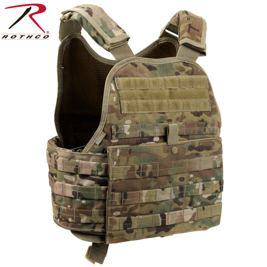 Rothco Oversized MultiCam Plate Carrier Vest - Tactical Modular Vest