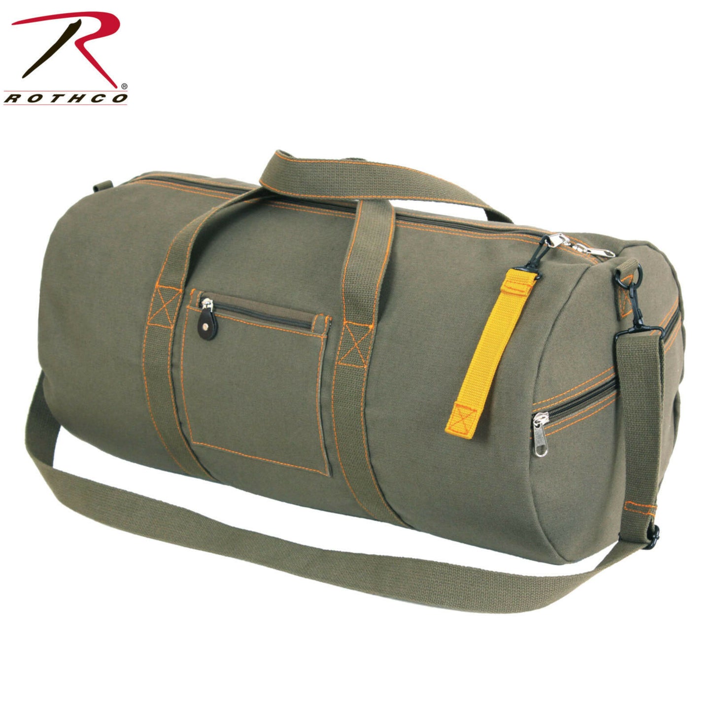 Rothco 24 Inch Canvas Equipment Bag - Olive Drab Shoulder Duffle Gear Bag