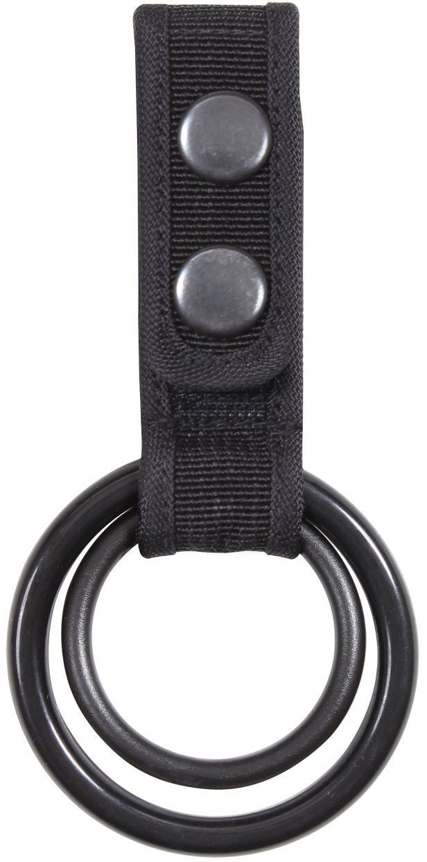 Rothco Black Double Ring Flashlight or Stick Holder