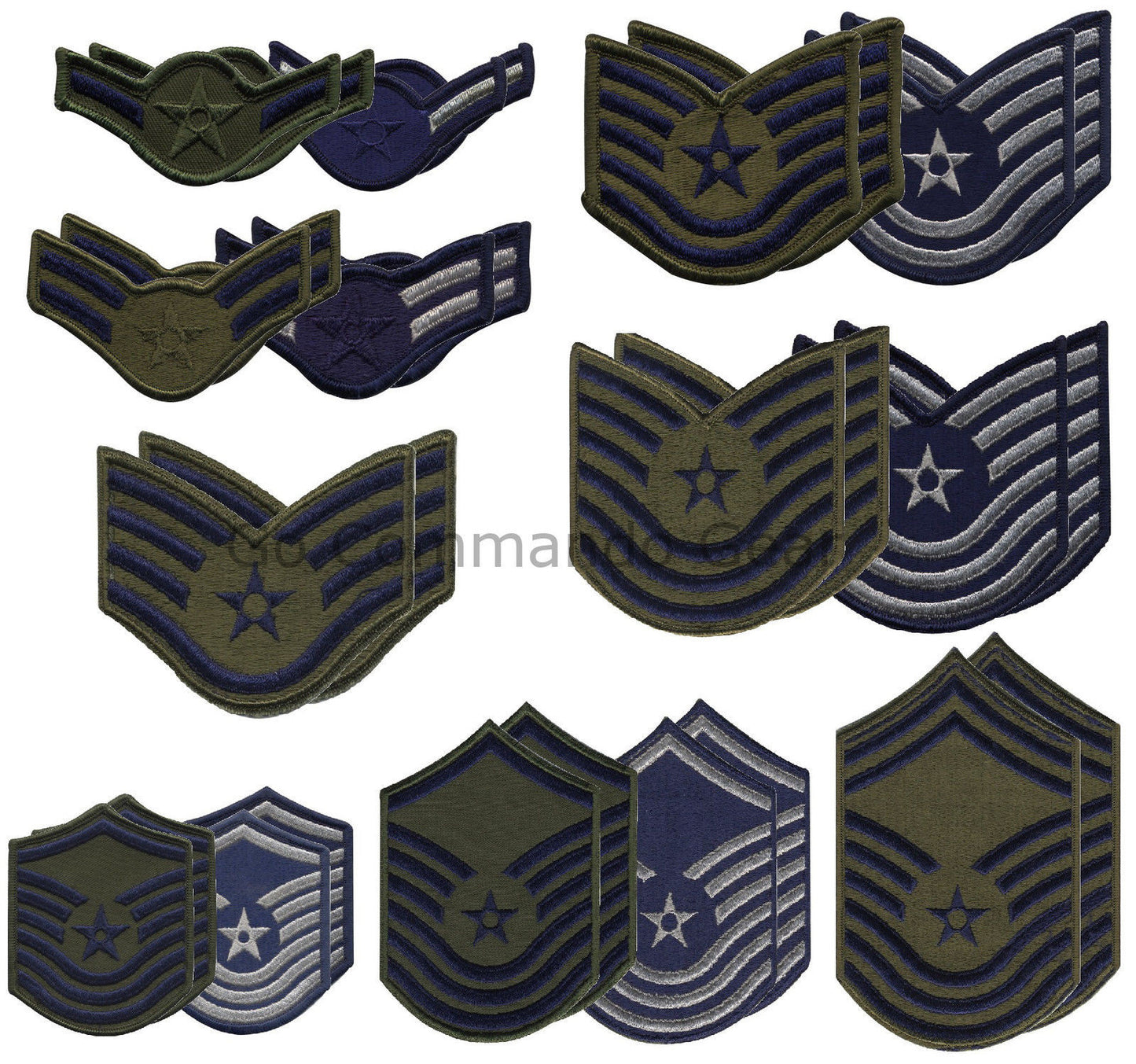 United States Air Force USAF Insignia by the Pair
