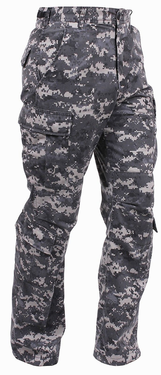 Men's Subdued Urban Digital Camouflage Fatigue Cargo Pants