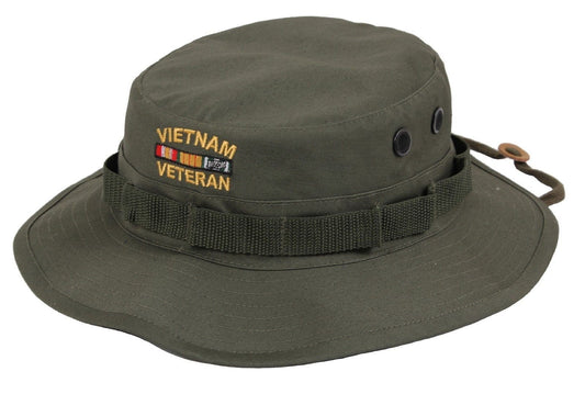 Vietnam Veteran Boonie Hat OD Olive Drab Green Jungle Bush Hats S-XL