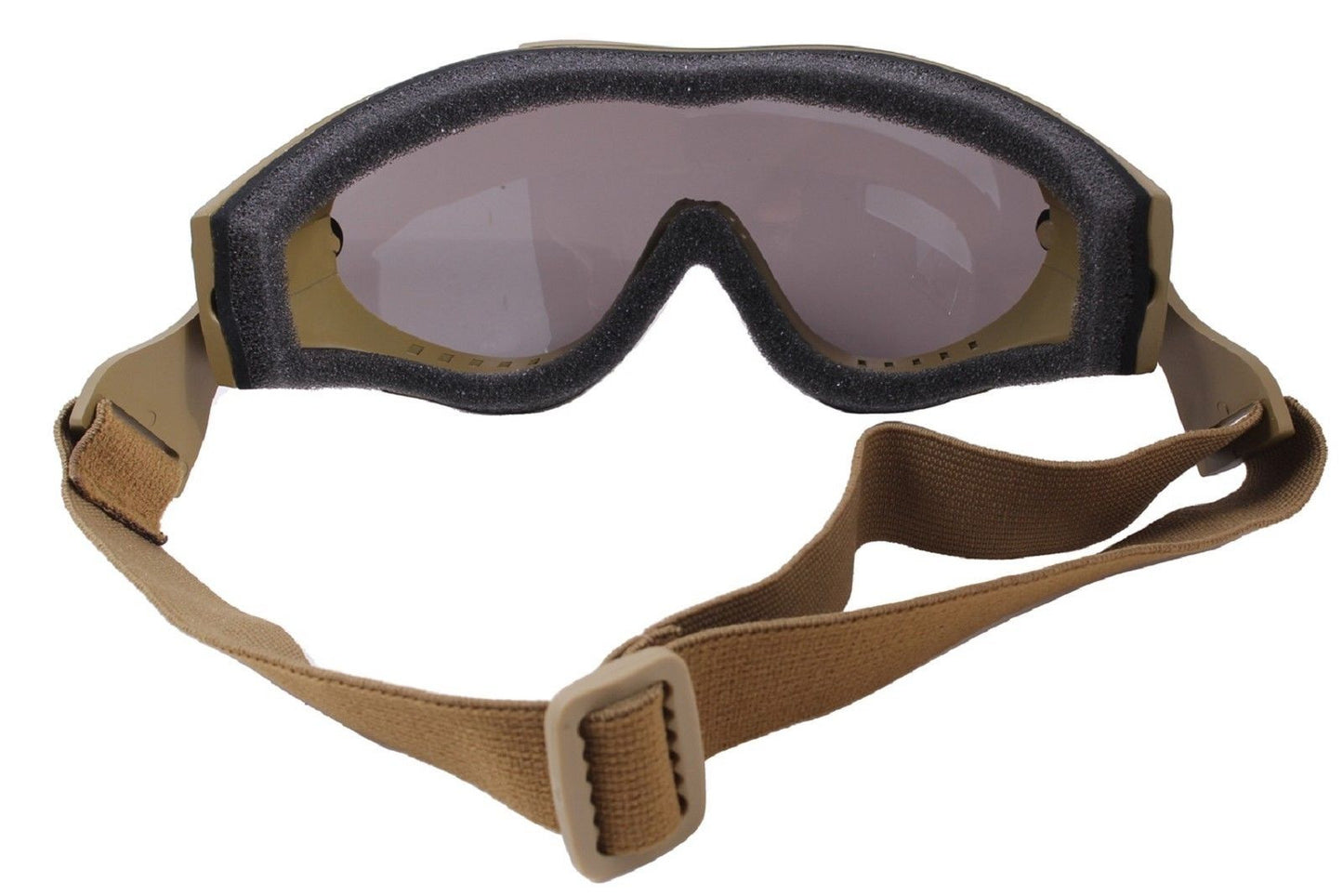 Coyote Brown Anti-Fog SWAT TEC Tactical Goggles w/ Elastic Headband Rothco 11397