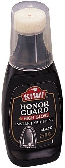 Kiwi Honor Guard Spit Shine Polish - Black High Gloss Shoe Polish - USA