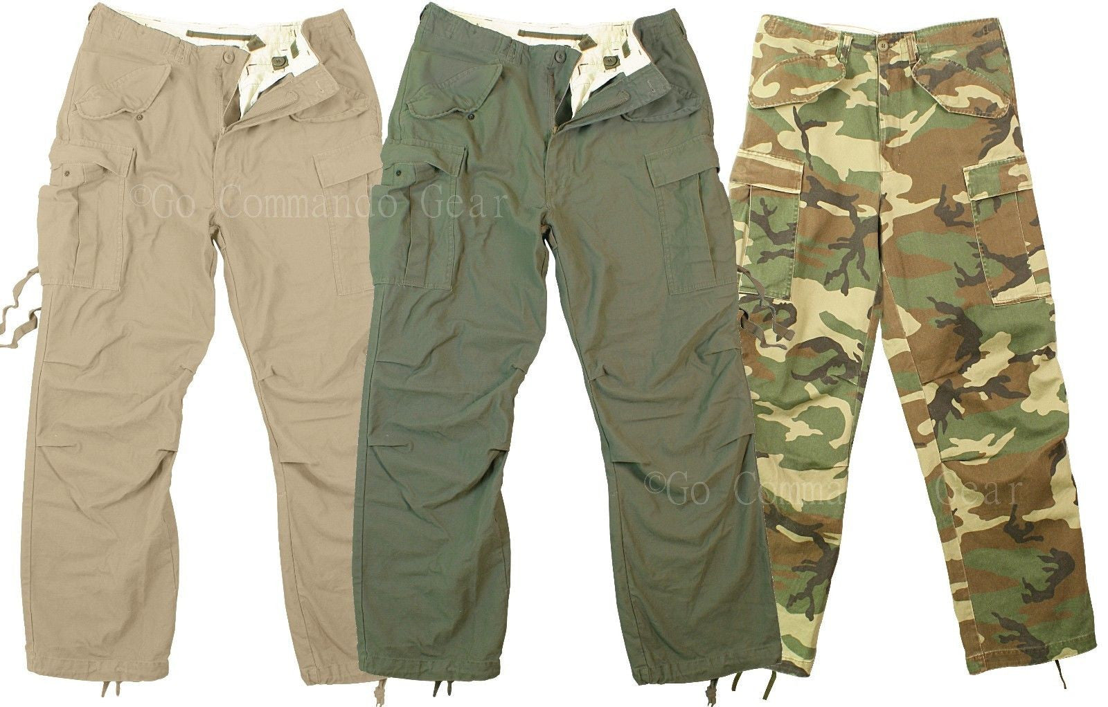 ★極美品★M-65 US MILITARY TROUSERS タロンジップ Men's Vintage M-65 Korean War Replica Cargo Field Pants