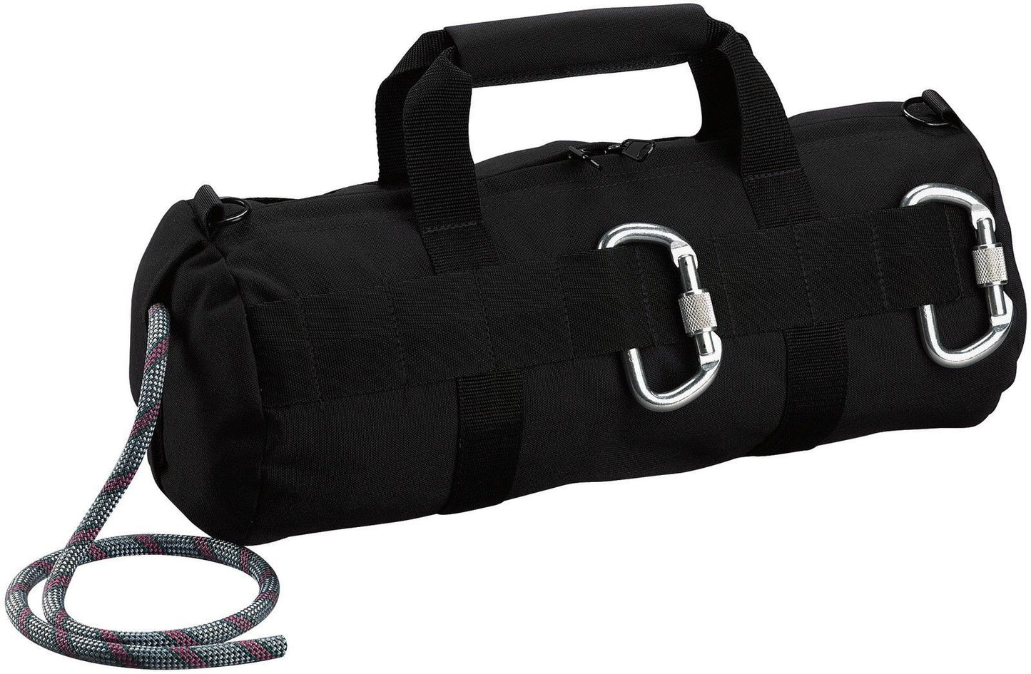 Professional Black Stealth Rappelling Bag - Great For Climbing & Caving, SWAT