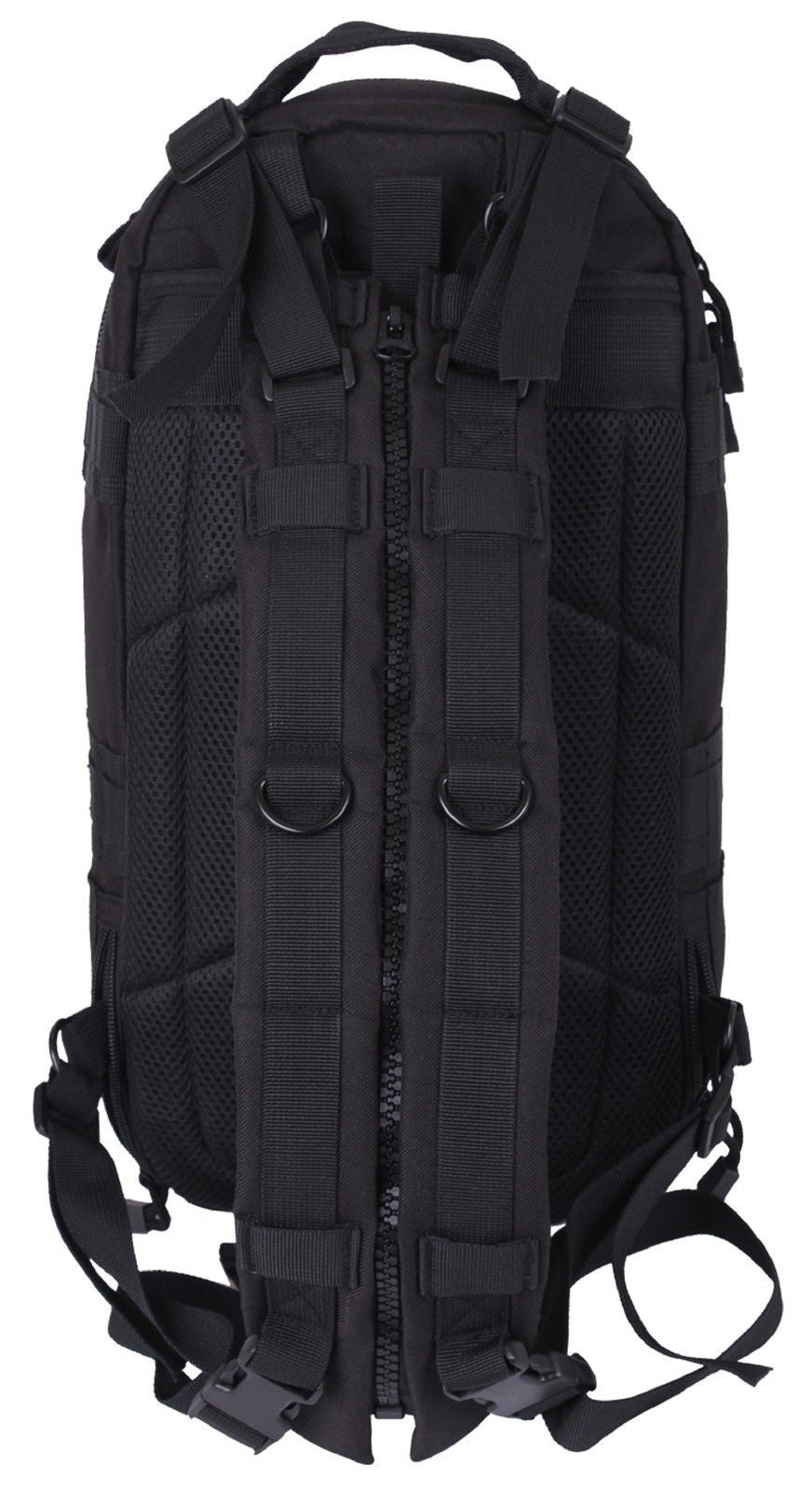 Black Rothco Convertible Medium Transport MOLLE Backpack & Single Sling Pack