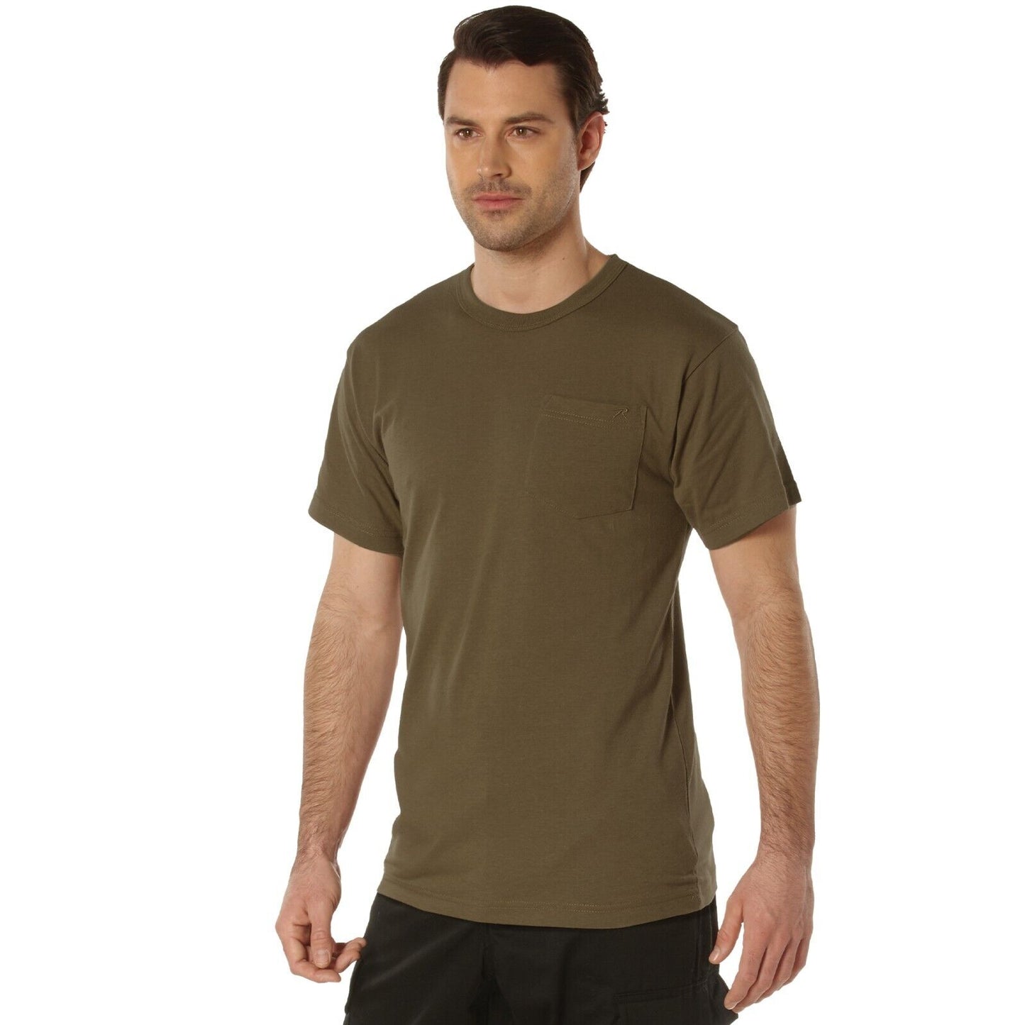 Rothco Men's Pocket T-Shirt Casual Tee Cotton Polyester