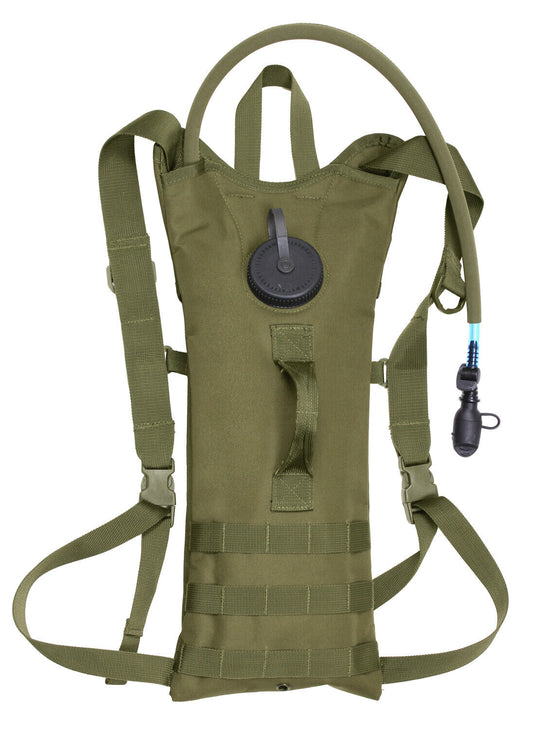 Olive Drab 3 Liter Backstrap Hydration System Bladder Compatible Backpack