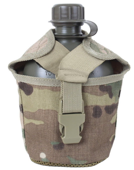MultiCam Camouflage 1-Quart Canteen Cover w/ MOLLE Straps