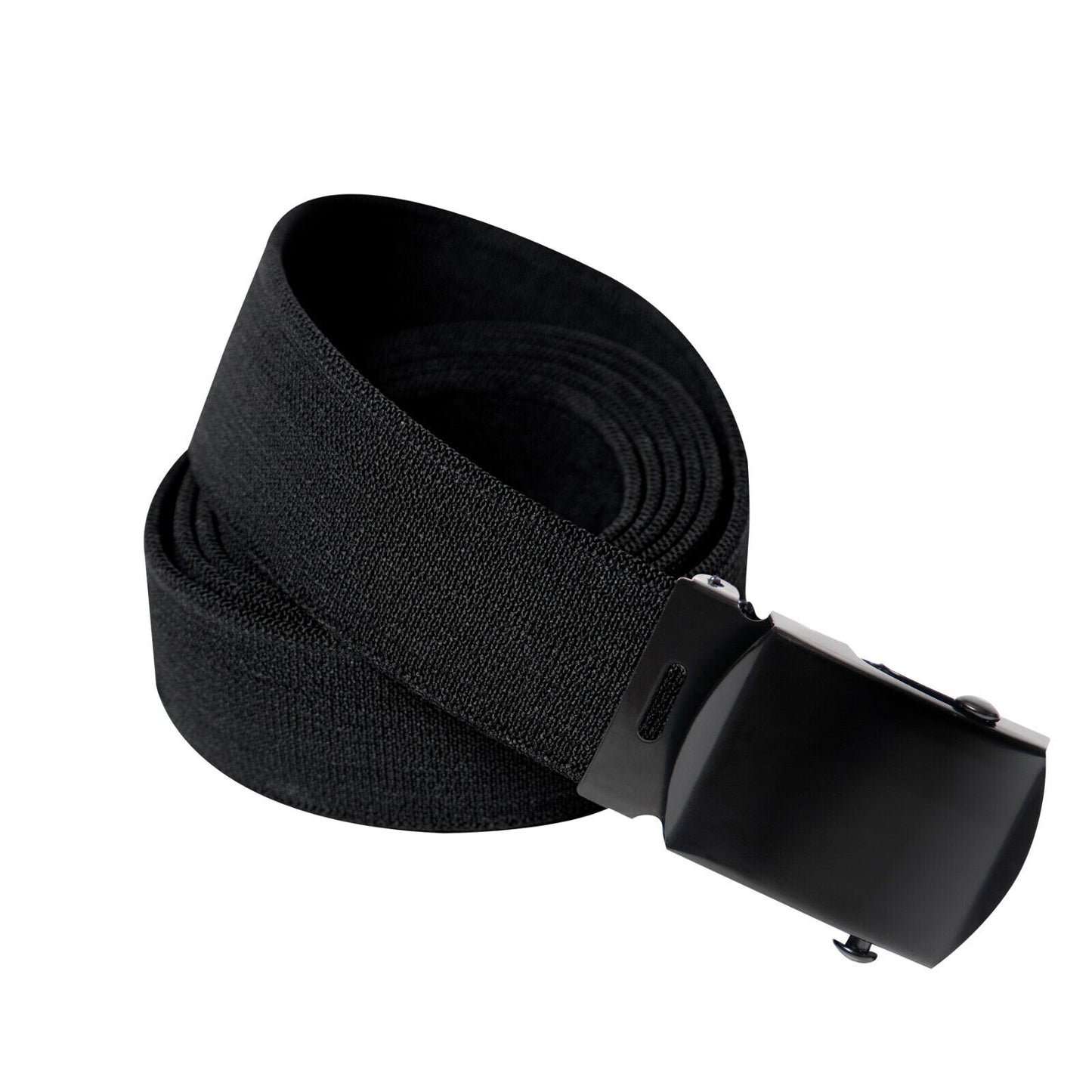 Black 54 Inch Elastic Stretch Web Belt