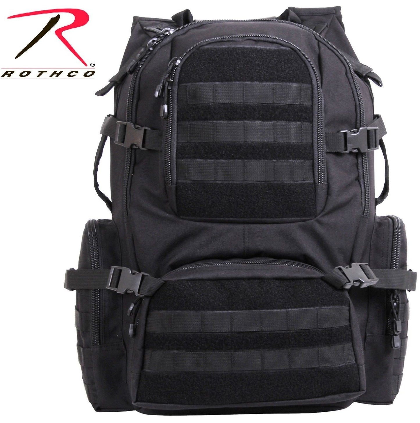 Multi-Chambered MOLLE Pack - Rothco 20" Tactical & Hiking Backpack Bag