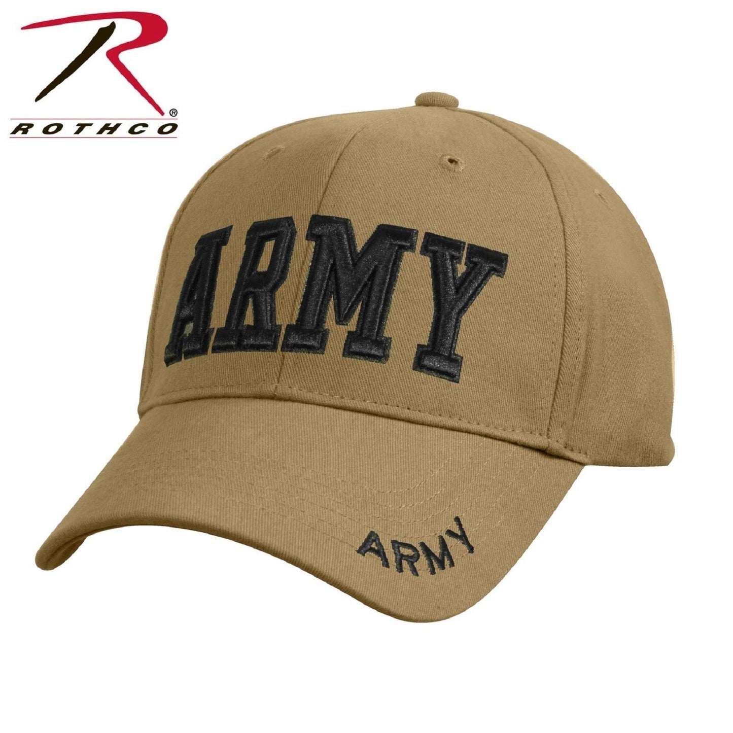 Coyote Brown Deluxe Low Profile Adjustable ARMY Baseball Cap Strapback Hat