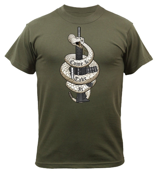 Men's OD "Come & Take It" Defiance Graphic Short Sleeve T-Shirt