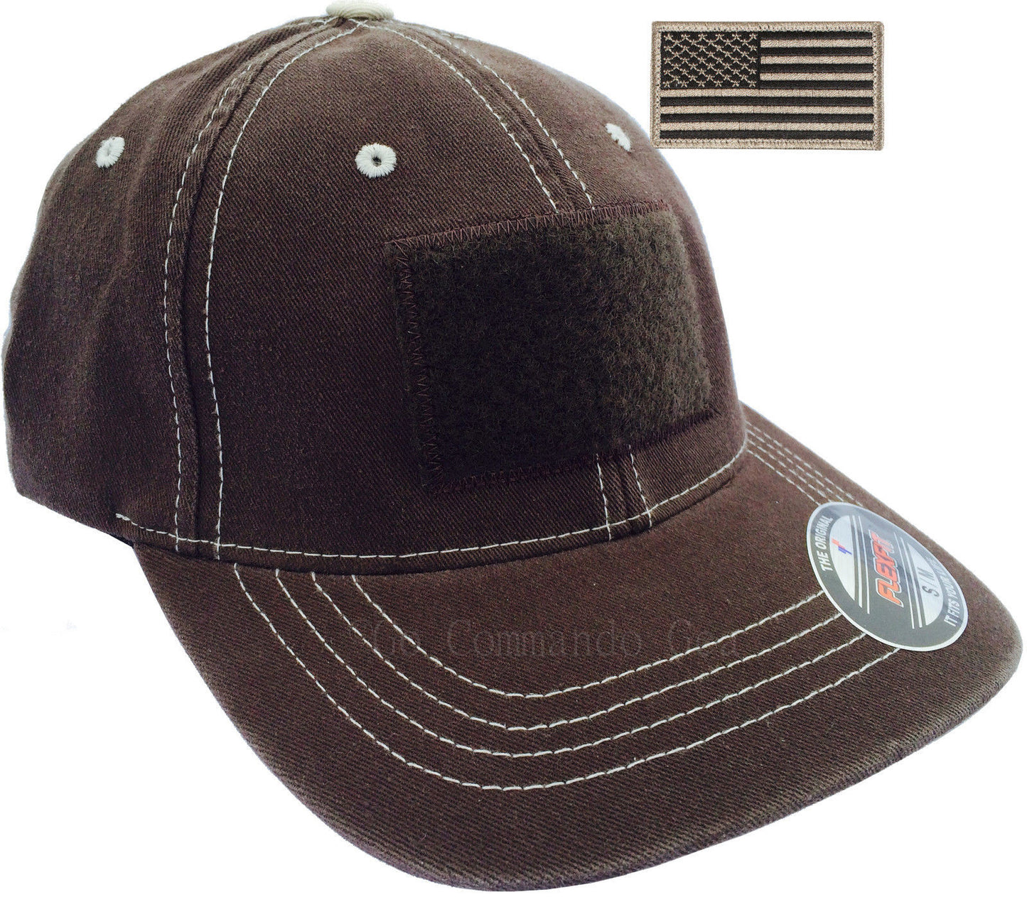 Fitted velcro online patch hat