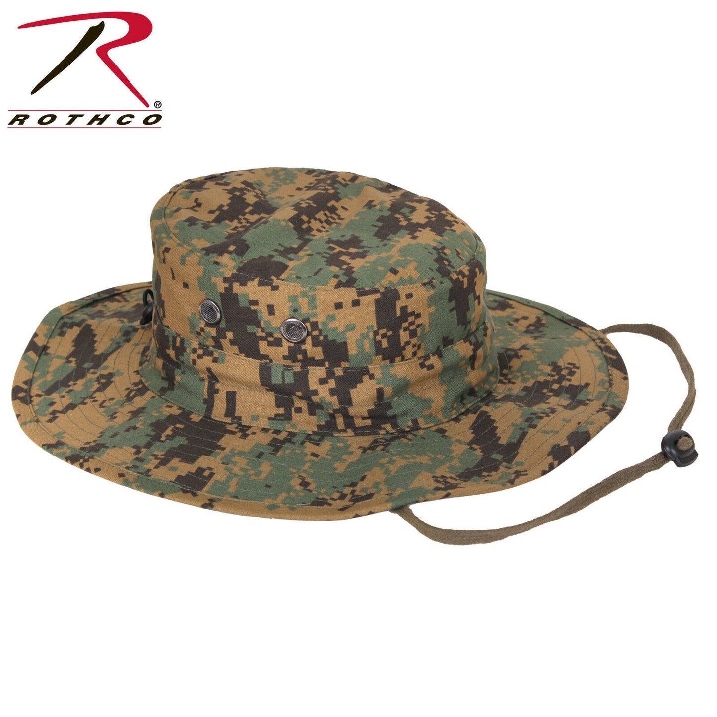 Rothco Woodland Digital Adjustable Boonie Hat - Bucket Hat