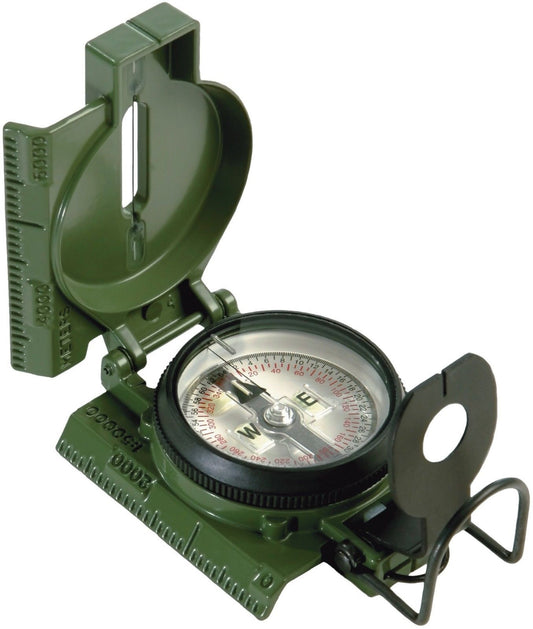 Tritium Lensatic Compass G.I. Battle Compasses w/ Pouch