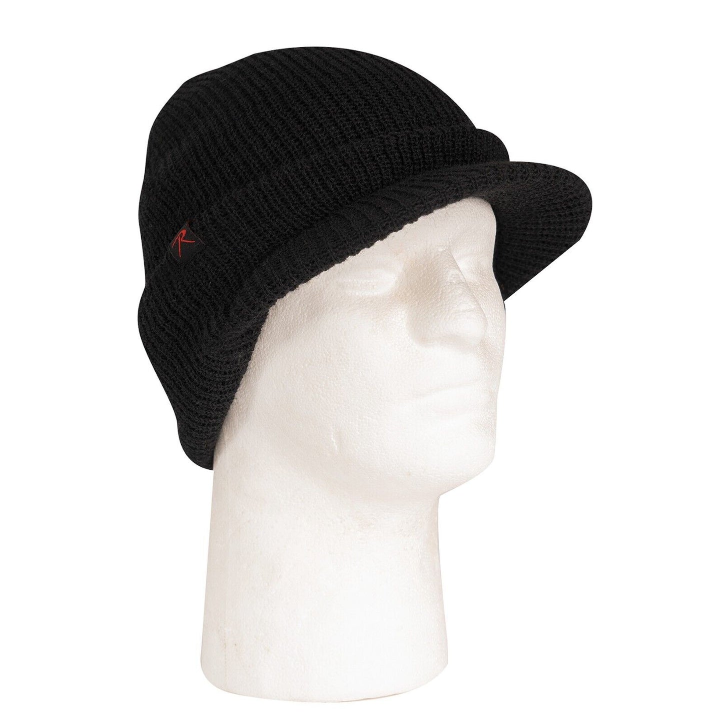 100% Wool Watch Cap with Brim