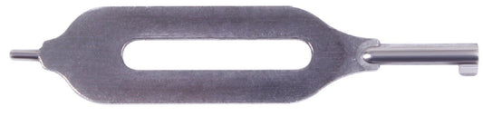 Stainless Steel Open-Slotted Handcuff Key - 3" Law Enforcement Security Cuff Key