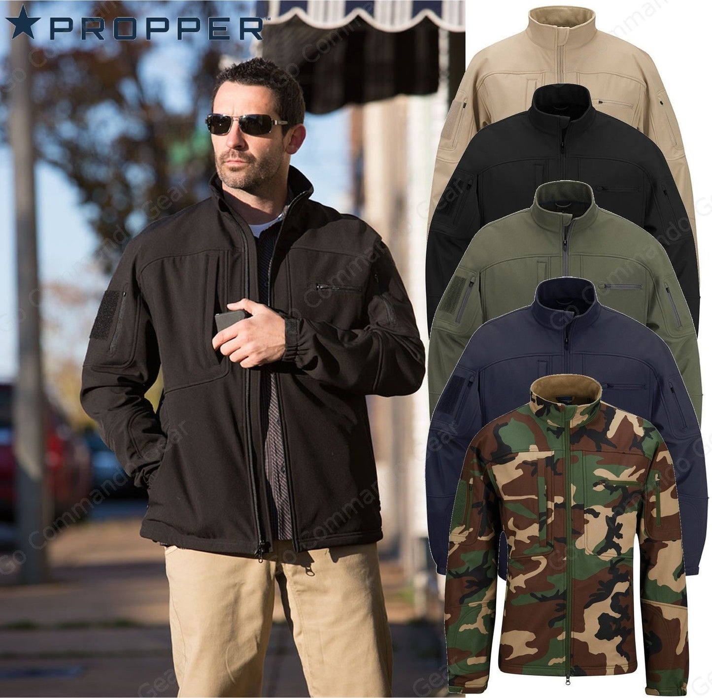 Propper BA Softshell Jacket - Men's Tactical Athletic CCW Jacket