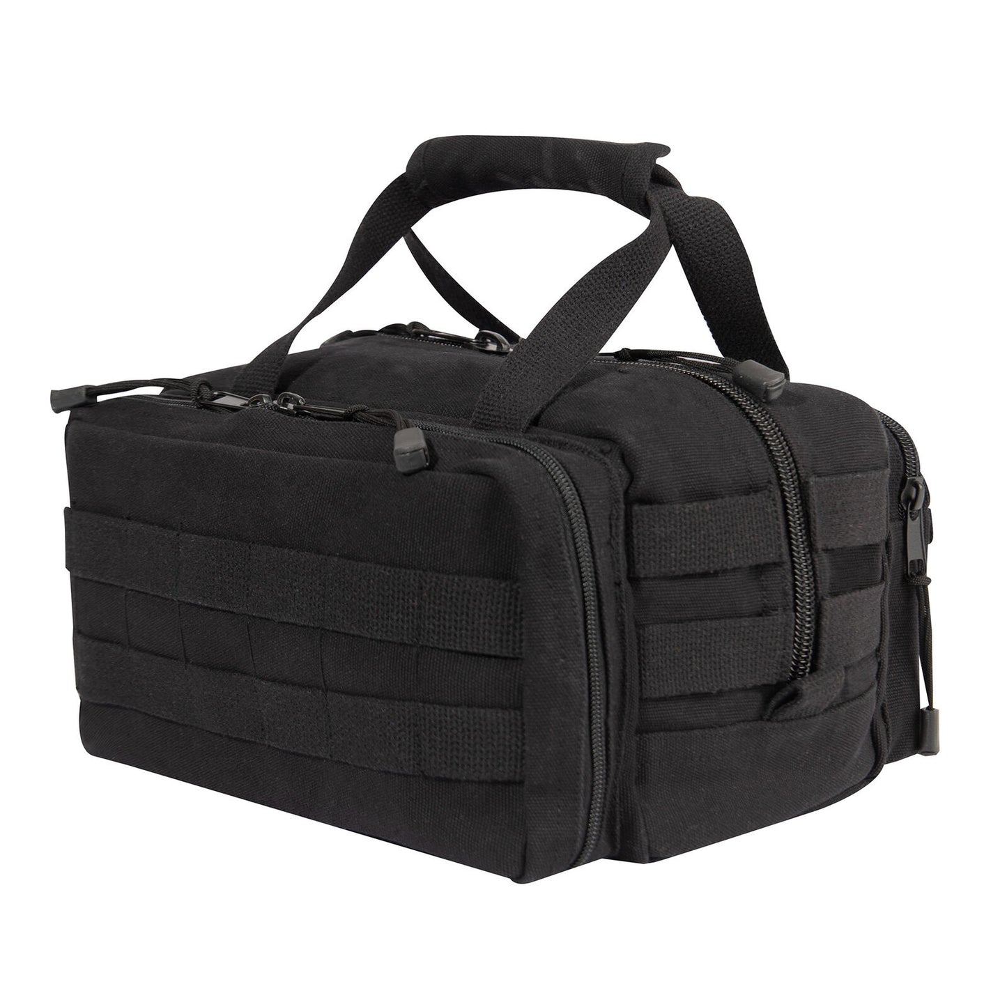 Heavy Duty Black Canvas Tool Bag MOLLE Tactical Mechanics Tool Kit