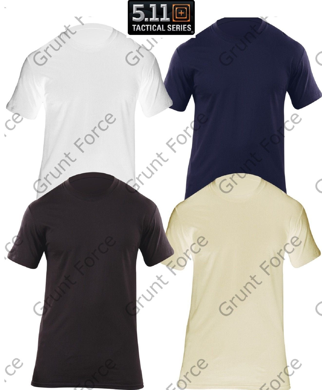 5.11 Tactical Utility Crew Tee Shirt 3-PACK - Mens Moisture Wick T-Shirts